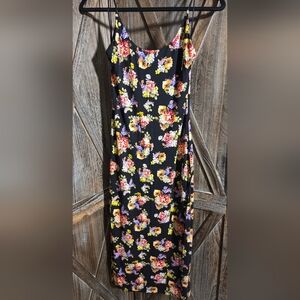 NEW Alice + Olivia Floral Print Midi Length Dress